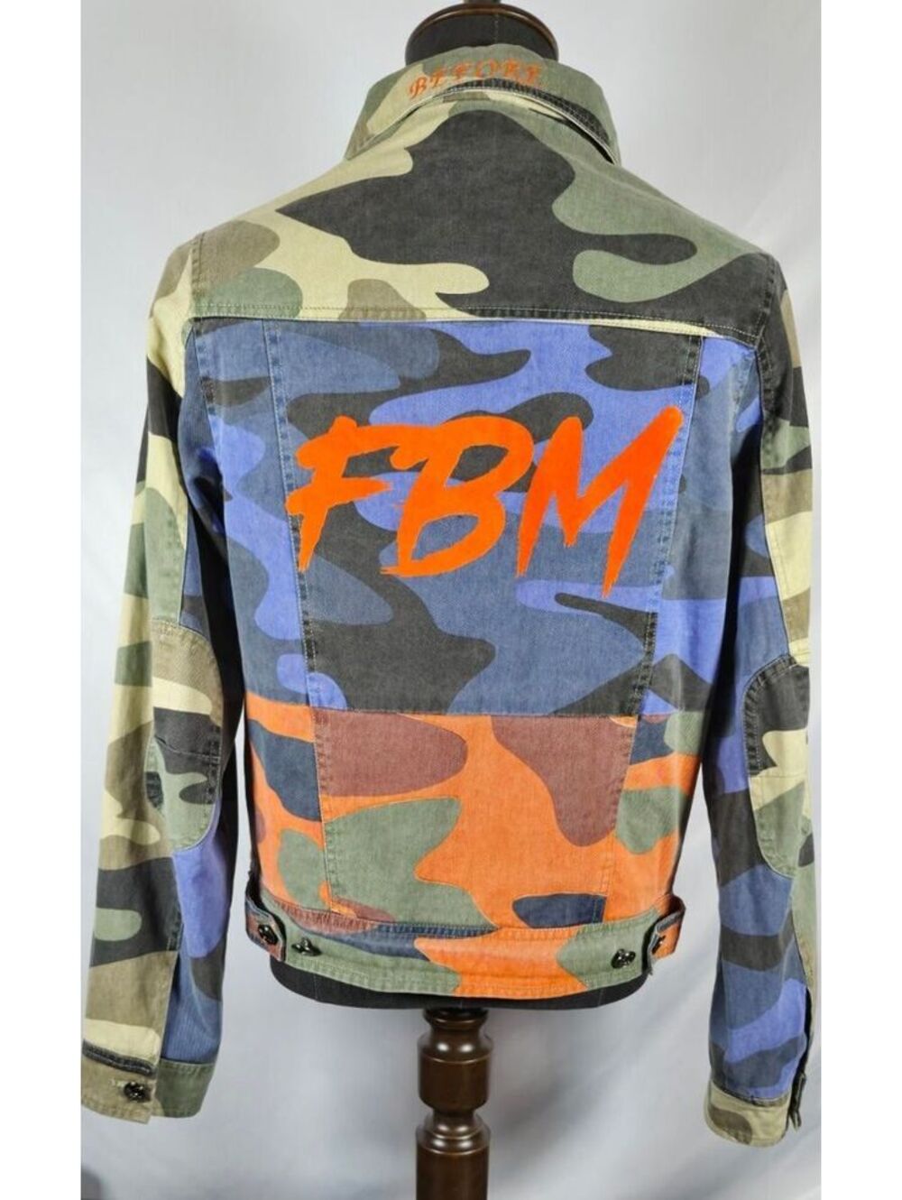 BKYS Money Family Multicolor Camo FBM Jacket Small